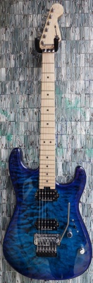 Charvel Pro-Mod Series San Dimas Style 1 HH Floyd Rose, QM, Chlorine Burst